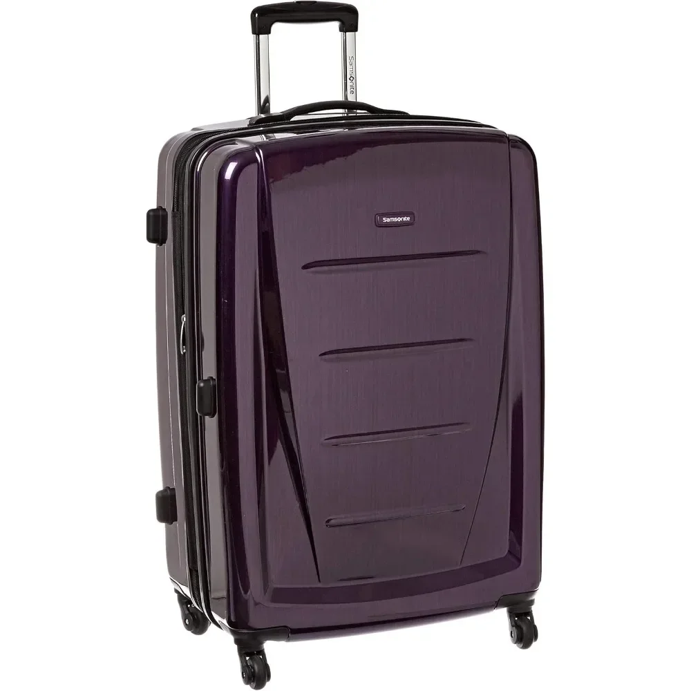 

Samsonite Winfield 2 Hardside Expandable Luggage with Spinner Wheels, Checked-Large 28-Inch, Purple