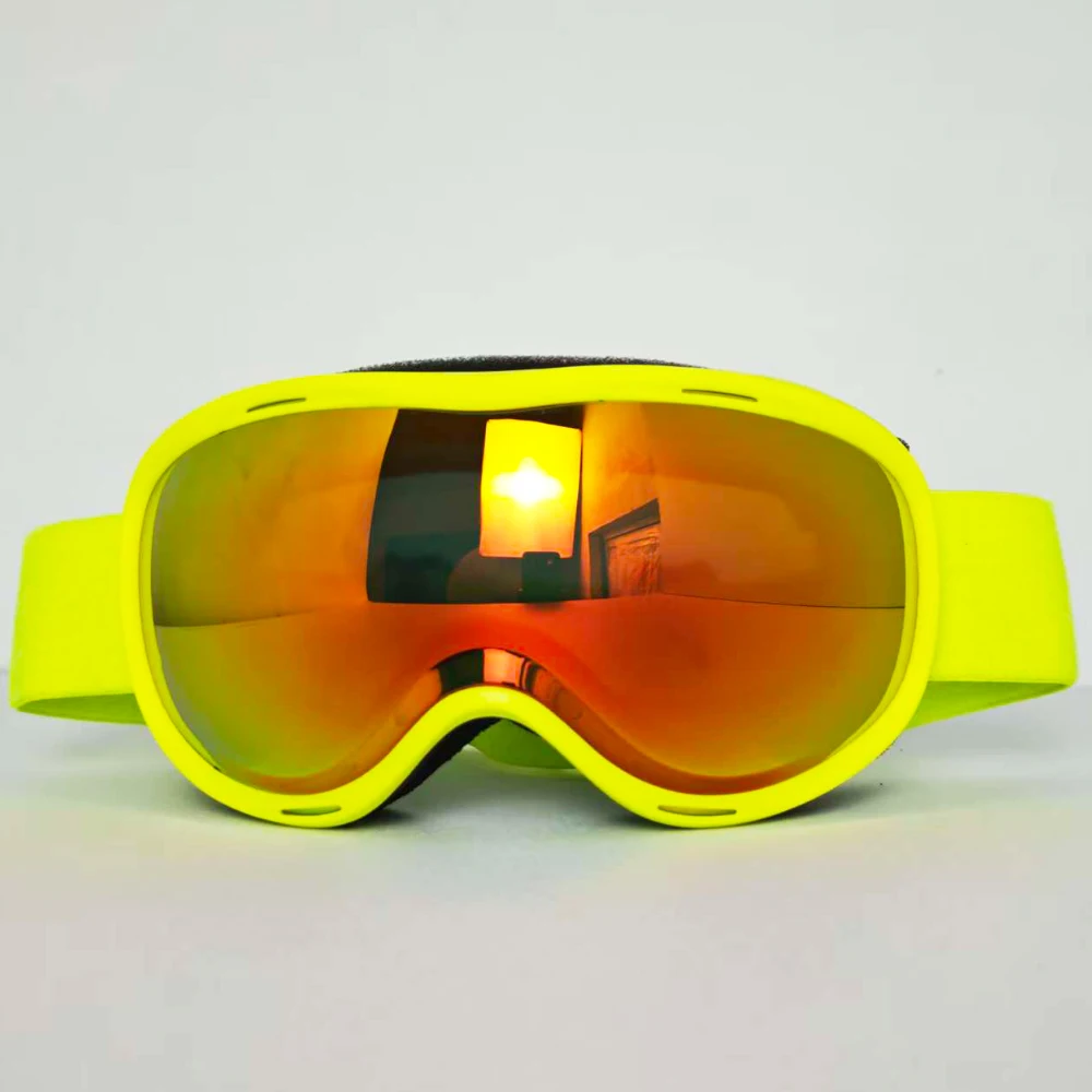 Regalo de Navidad Todo el día Equipo de esquí protector Lente de alta definición Gafas de esquí A prueba de viento A prueba de arena Invierno Hombres Mujeres al aire libre