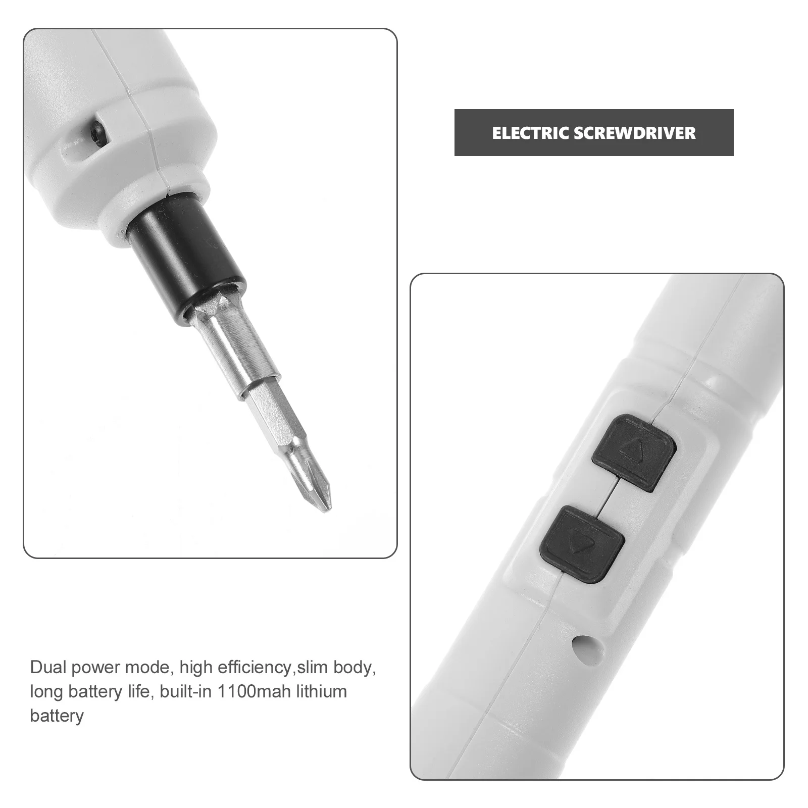 

1Set Mini Electric Screwdriver Set Rechargeable Pen Type Lightweight Cordless Screwdriver Drill Tool for Household Repair with