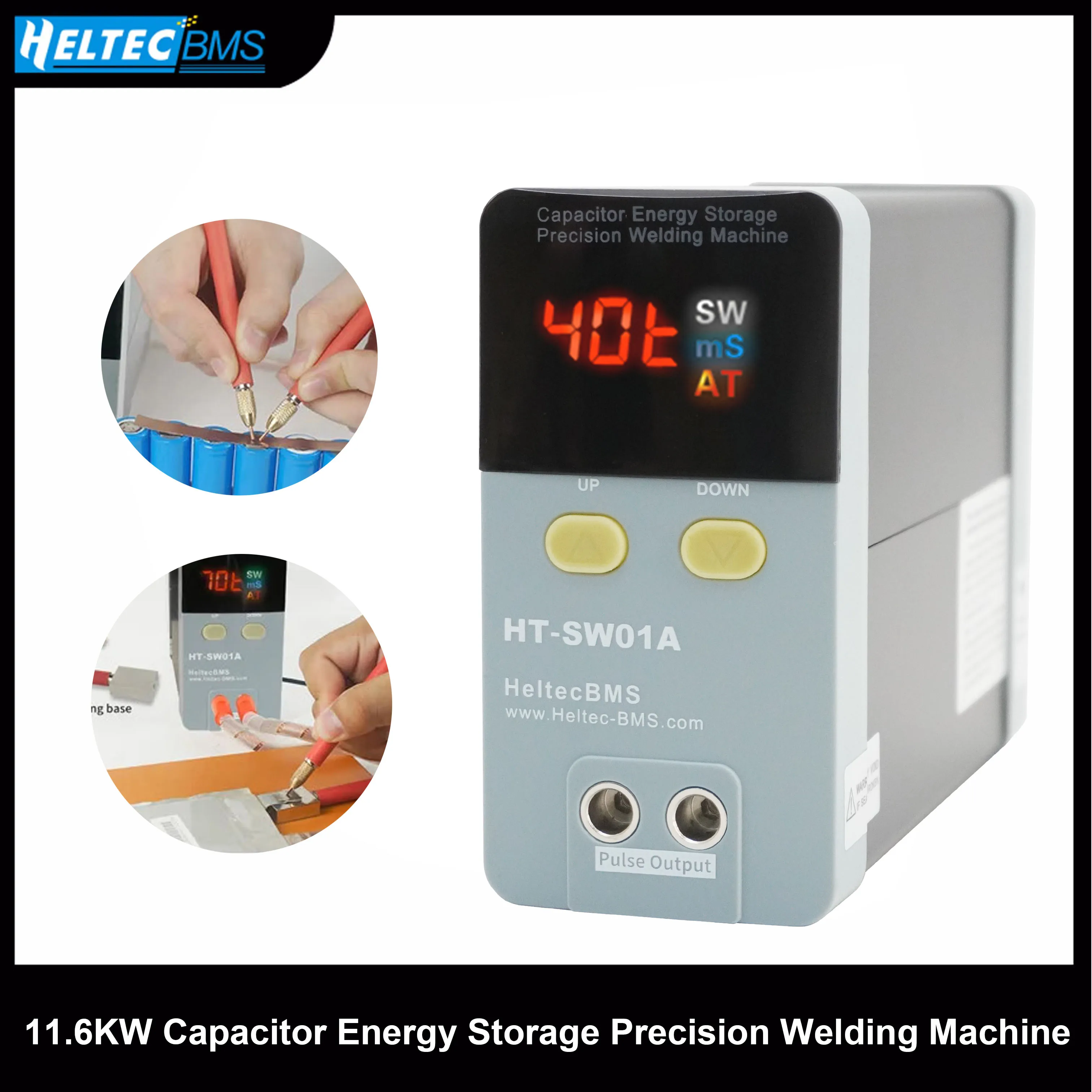 Spot Welder 18650 Battery Mini Spot Welder Storage Digital Display Storage Energy Pulse Spot Welding Machine 10.6KW
