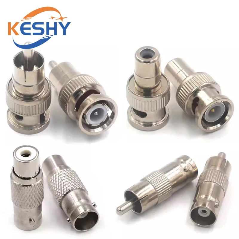 

Q9 BNC To RCA AV Male Female Straight Connector RCA AV To BNC Male Female Adapter for System Video CCTV Camera