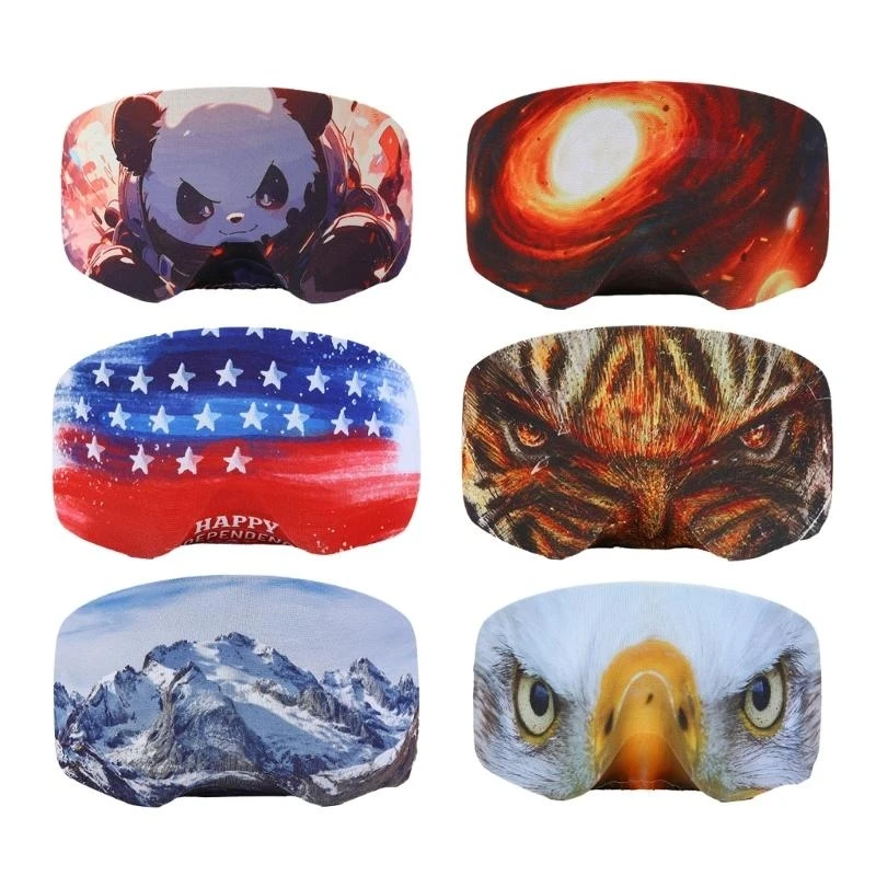 Cartoon Animals Ski Goggle Cover Zabezpieczenia Nki Goggle Ochrata Zabezpieczenia Zabezpieczenia ochronne narciarstwa
