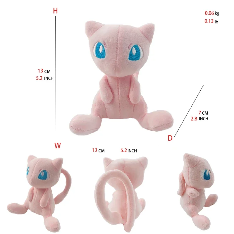 Pokemon Mew Pluche Pop Kawaii Cartoon Go dex Mew Pluche Speelgoed Zacht Gevuld Kawaii Anime Pop Kussen Verjaardagscadeau Voor Kinderen