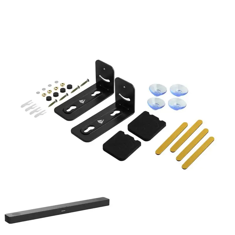 Universal Soundbar Wall Mount Kit Mounting Brackets For JBL Samsung ForSony ForBose ForVizio  Top Vision forPolk Audio Gigna