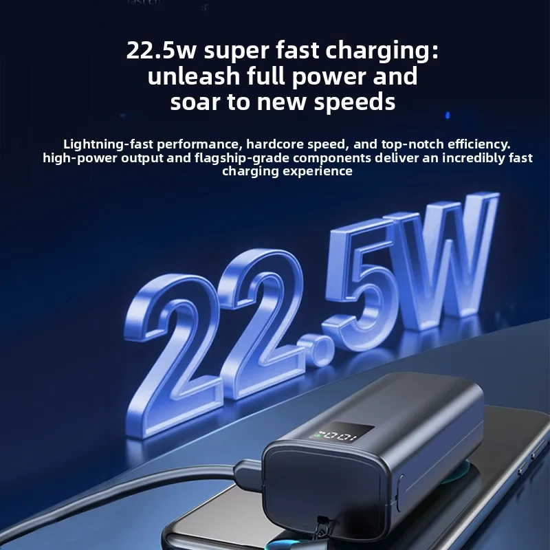 10000 mAh PowerBank Schnellladung Ersatzakku Tragbares Ladegerät Mobiler externer Akku für IPhone/Samsung/Xiaomi/Huawei/ZTE