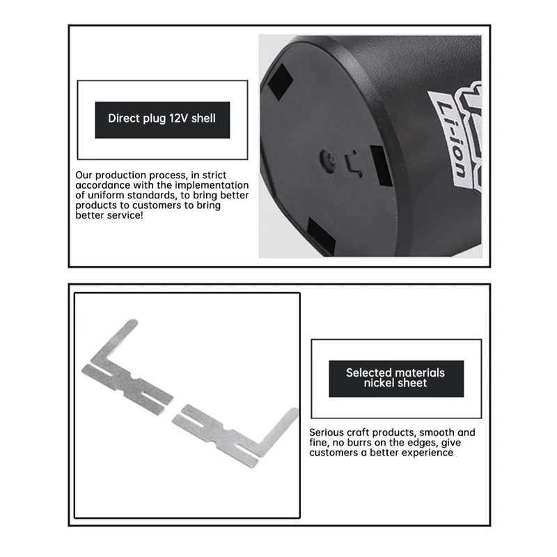 المكونات في 12 فولت أدوات كهربائية بطارية لتقوم بها بنفسك عدة 3S شاحن بطارية أيون الليثيوم/فريغ لوح حماية لمنشار حفار كهربائي #5