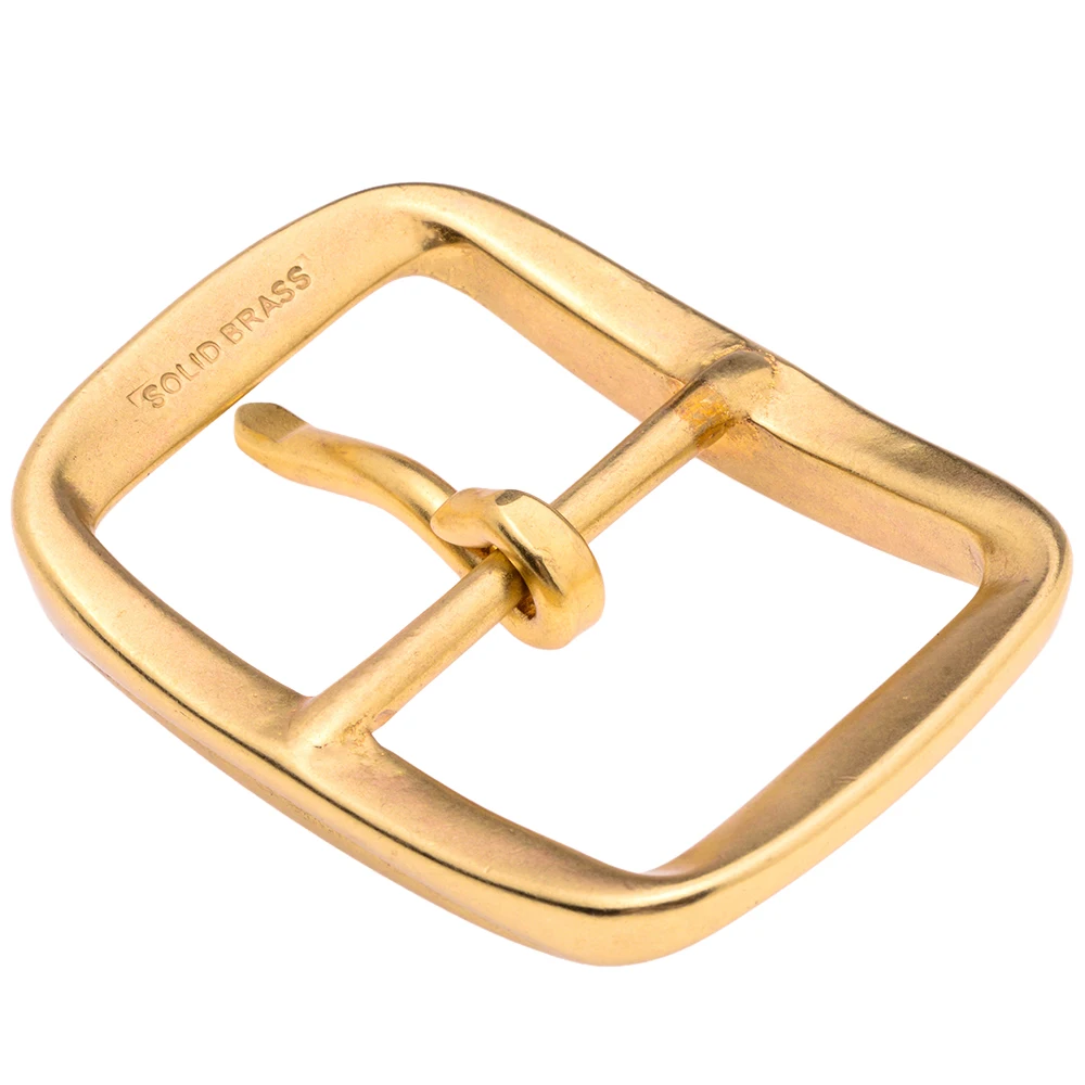 Agio-Cinturón de cobre puro para hombre, cinturones con hebilla, accesorios, cintura de 3,8 Cm