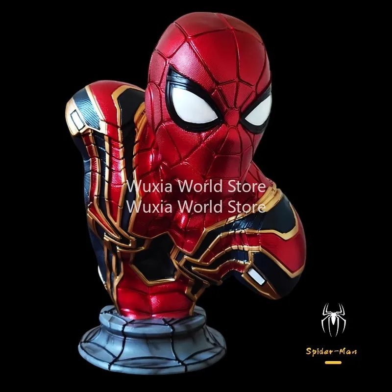 جديد 36 سنتيمتر الرجل العنكبوت المذهل تمثال نصفي الشكل أعجوبة شخصيات كرتونية جمع سطح المكتب زينة أفضل هدية للأطفال