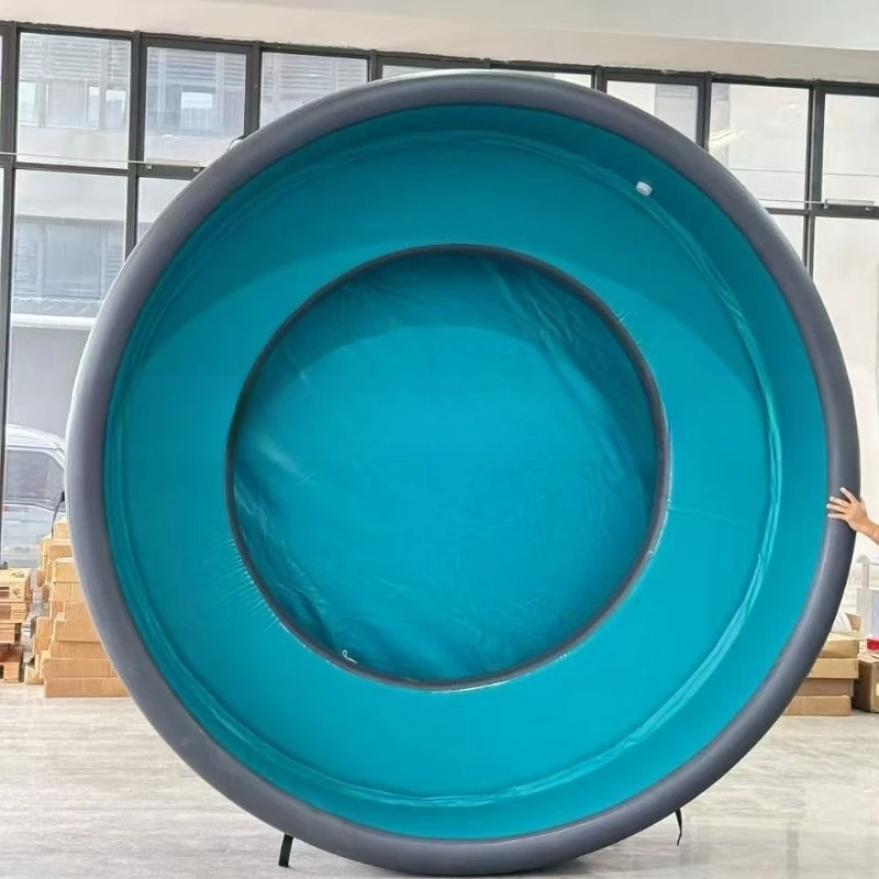 Round Square Hot Tub Heating Thickened Foldable Inflatable Brushed Wire with Air