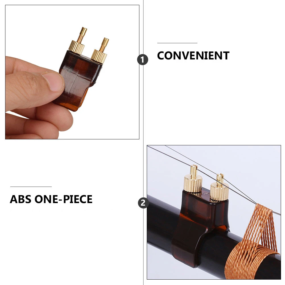 

3pcs Erhu String Adjusters Spinner Accessories Multifunctional Instrument H62 Brass ABS Plastic Precise Clamping