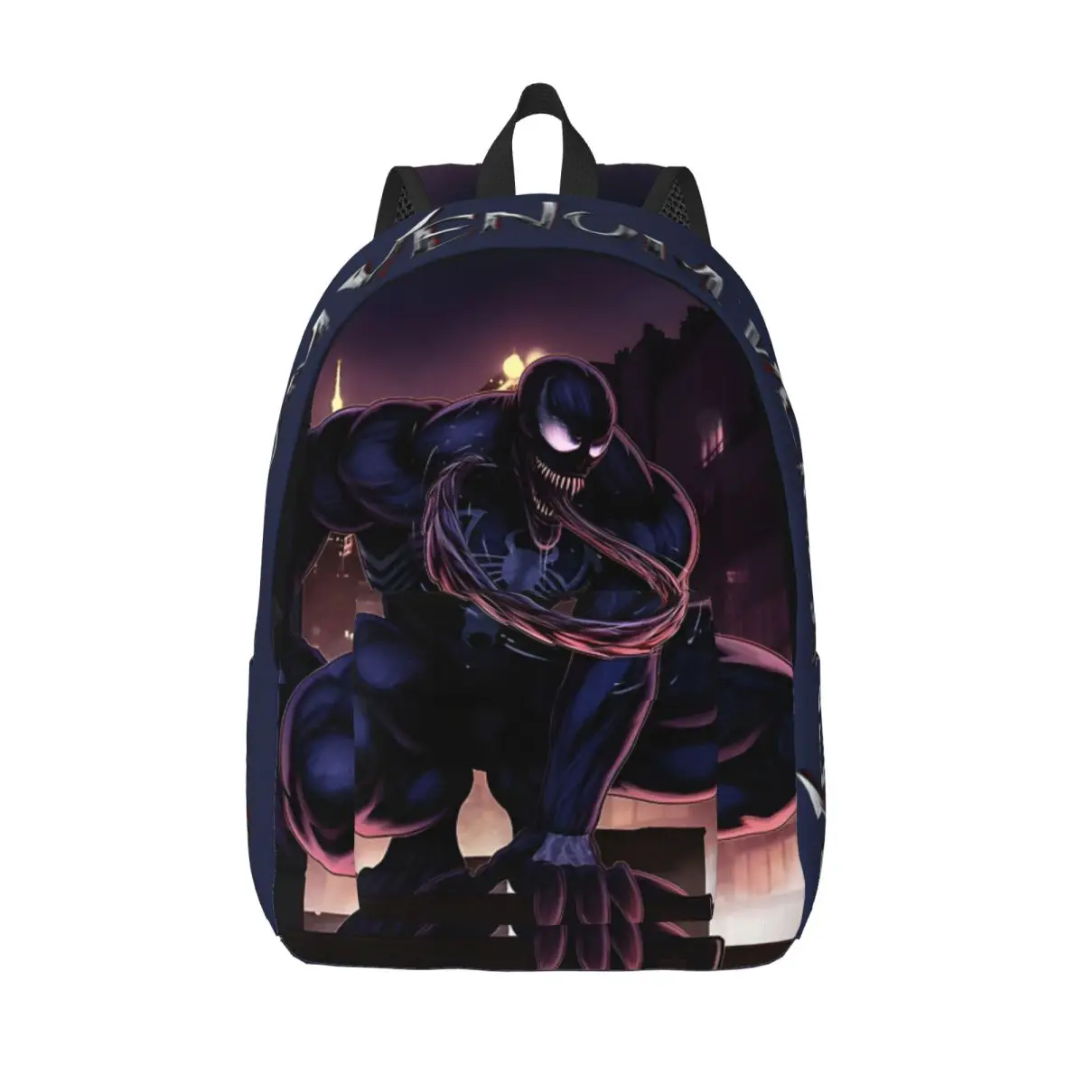 Kawaii Venom Knapsack Travel Large Capacity Marvel Spider Man Venom For Kid Handbag Birthday