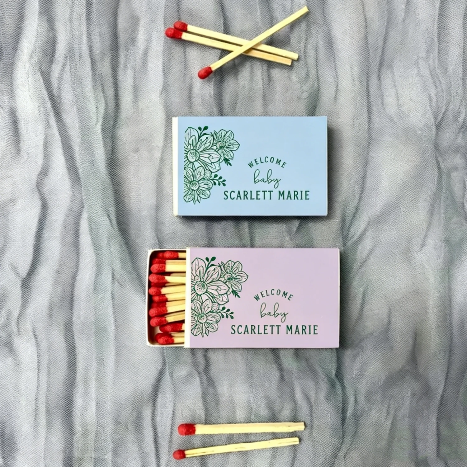 

Personalized Wedding Cozy Matchboxes, Custom Warm Safety Matches, Comfortable Favours for Wedding