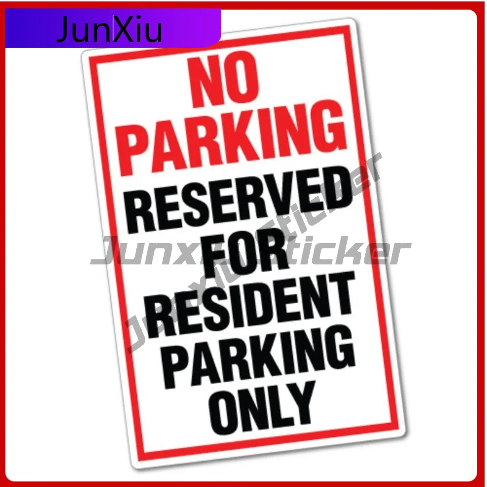 

Warning No Parking Sticker Decal Safety Sign Vinyl #6473ST Funny Waterproof Car Laptop Window Bumper