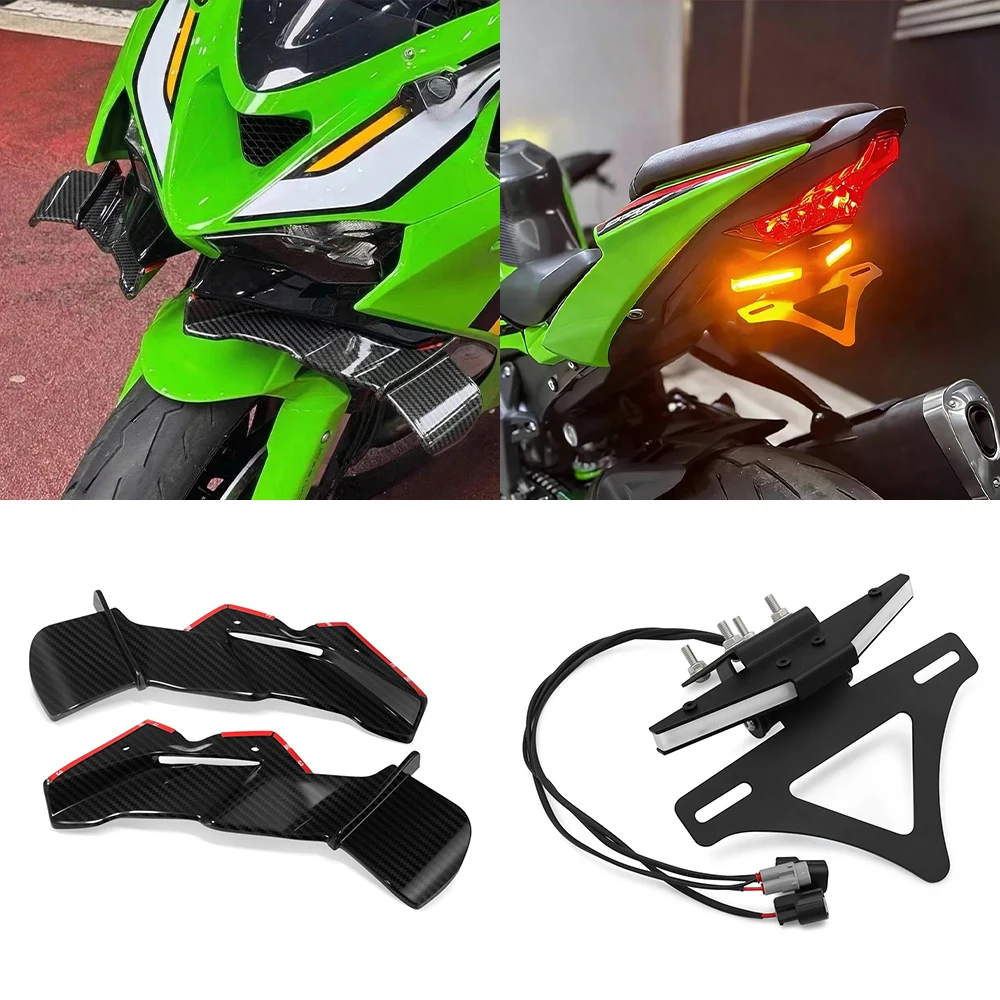New For ZX-6R ZX6R ZX636 ZX-636 2024-2025 Motorcycle front lip