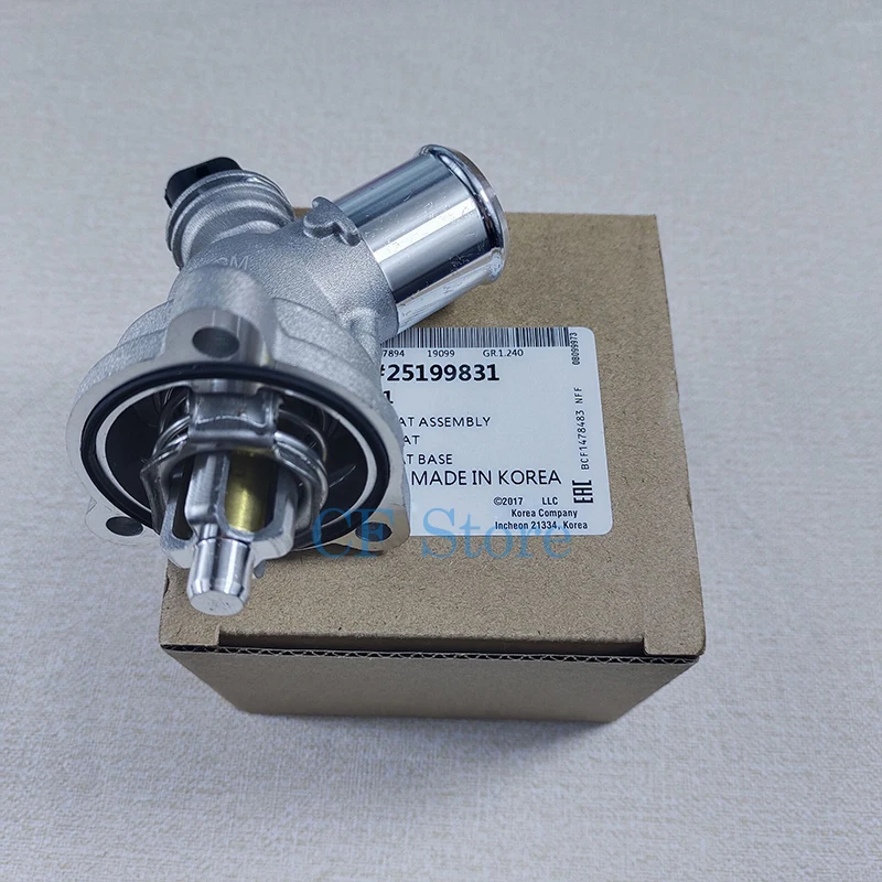 Original Coolant Thermostat For Chevrolet Spark 1.2L L4 Opel Astra Zafira 25199831