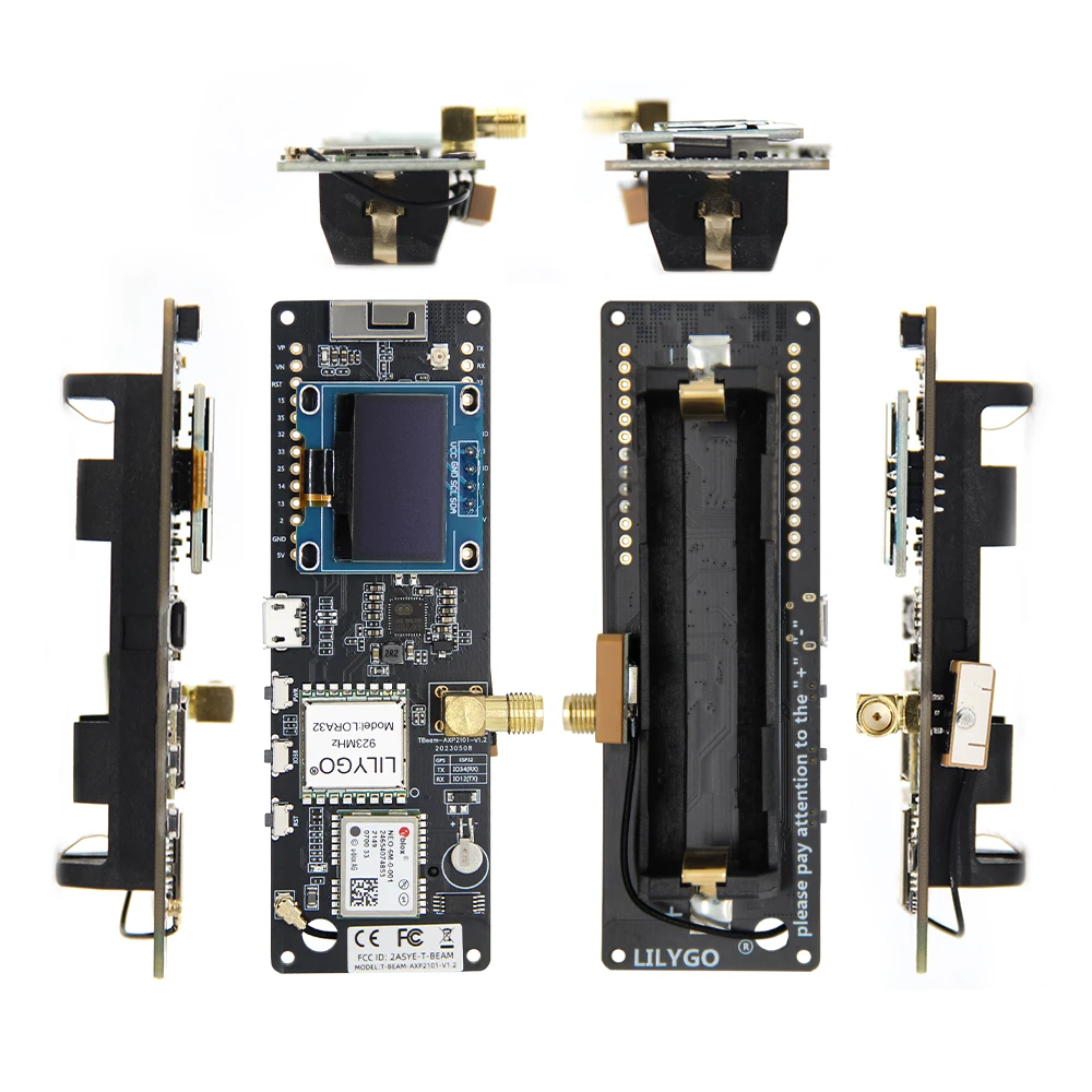 LILYGO® TTGO Meshtastic T-Beam V1.2 Płyta rozwojowa ESP32 LoRa 433MHz 868MHz 915MHz 923MHz WiFi BLE GPS OLED AXP2101 — zdjęcie produktu 6