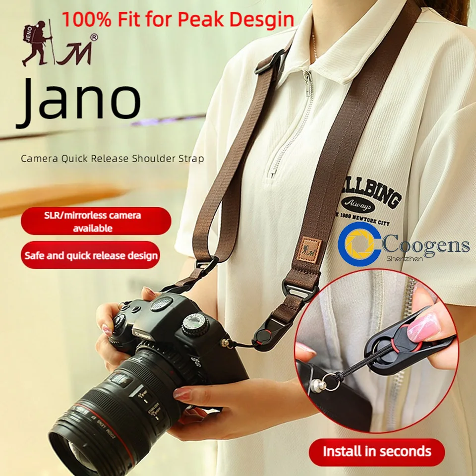 Camera Strap Nylon Adjustable Shoulder Neck Belt Quick Release Sling for Nikon Canon Sony Fuji SLR DSLR Digital Convenient Shoot