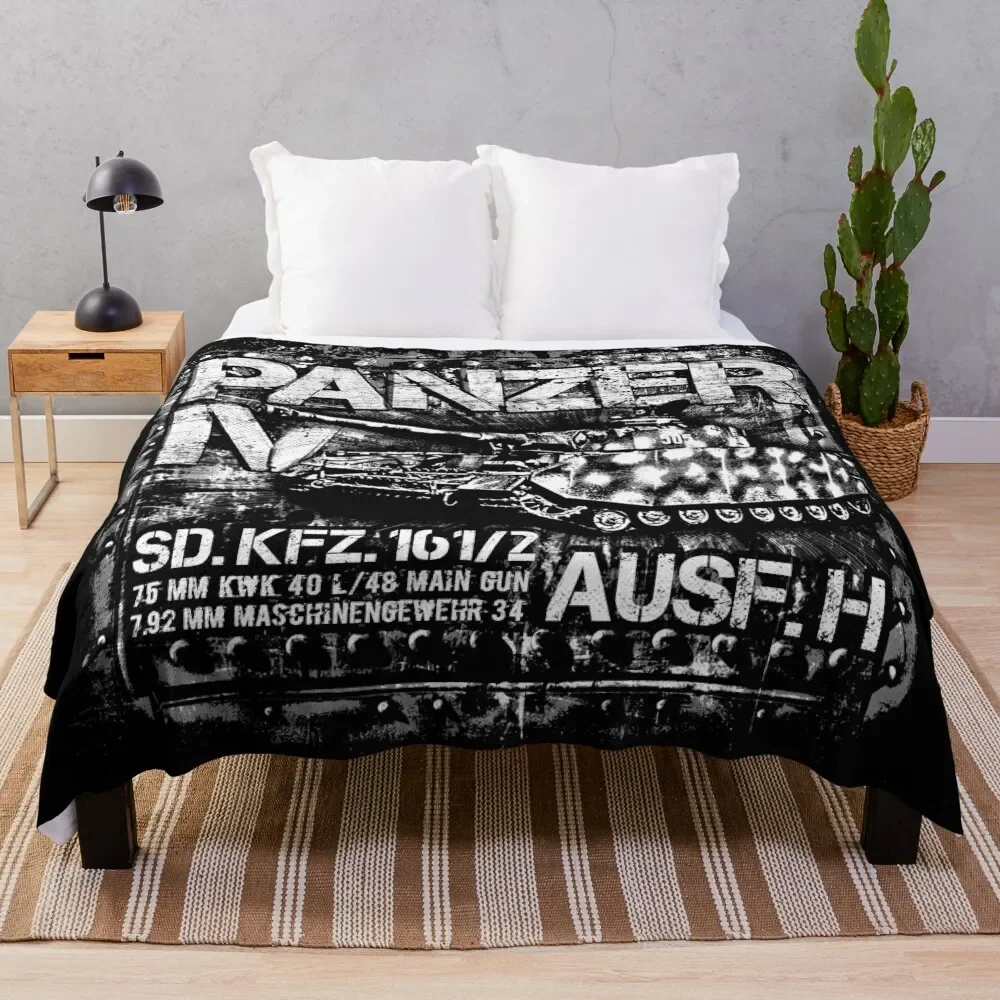 Panzer IV Throw Blanket wednesday Soft Beds sofa bed Plaid Blankets