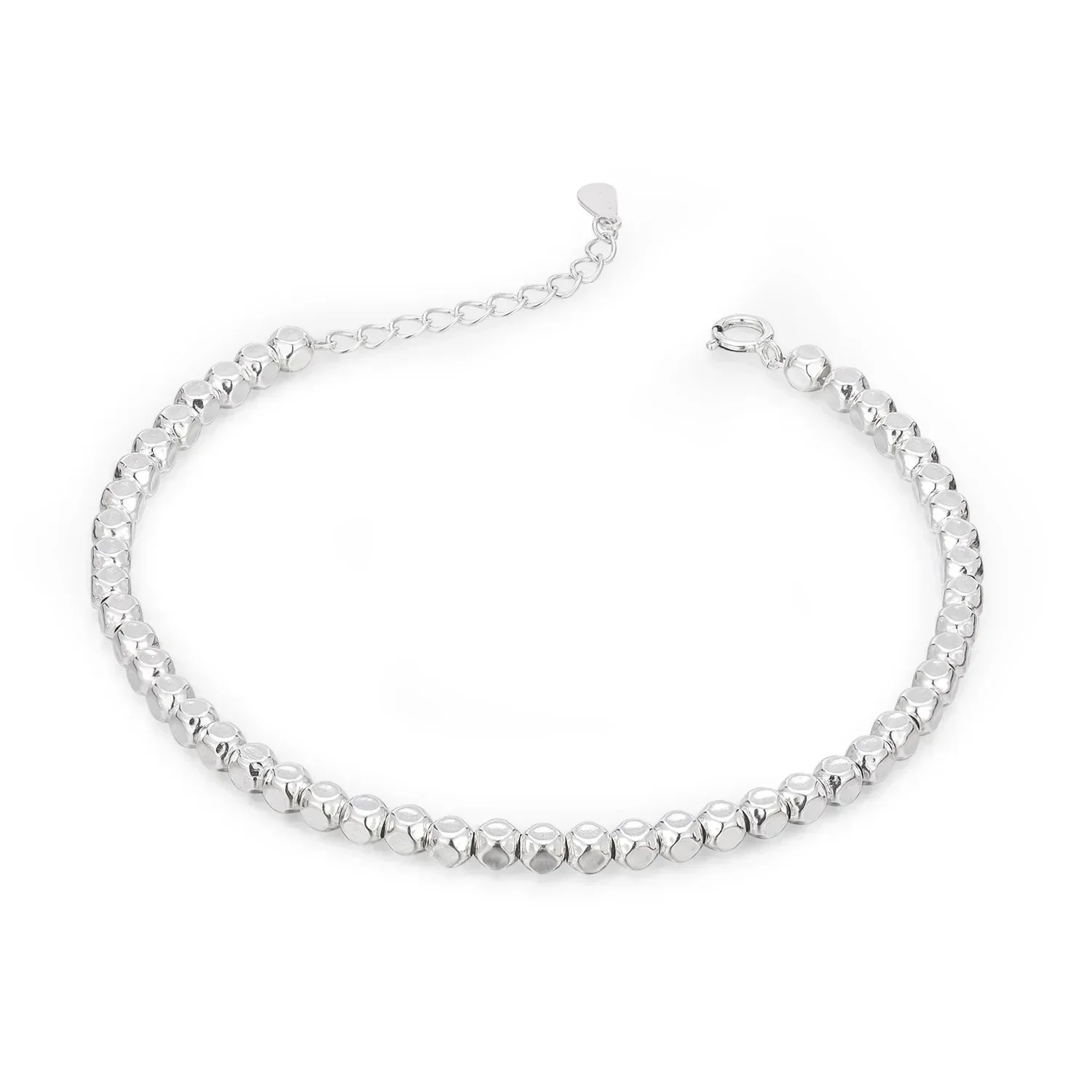 

SB10 Silver Tennis Charm Bracelets For Women With Cubic Zirconia Link Chain