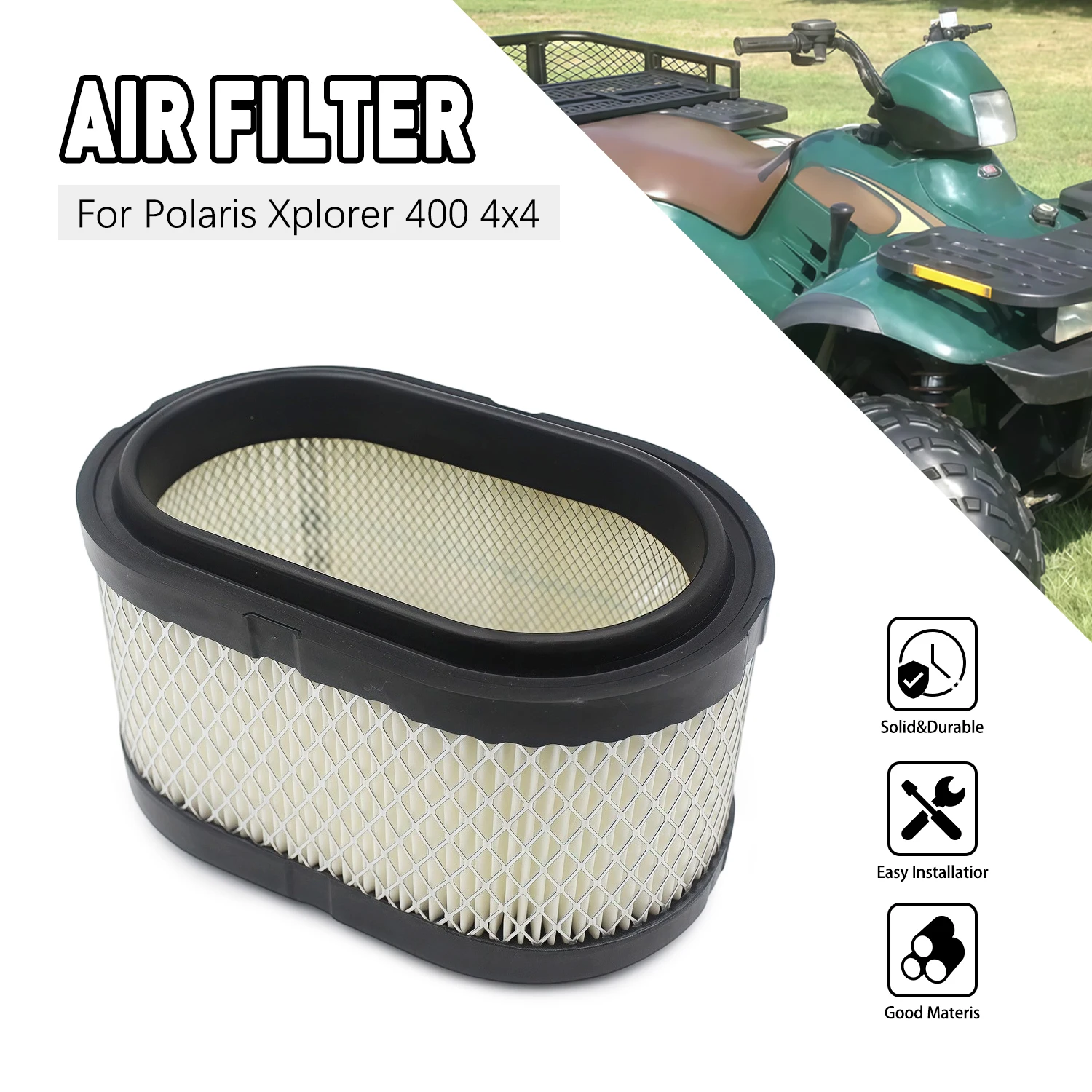 

Motorcycle Accessories Air Element Filter intake filter element For Polaris Sport 400 1998 1999 Sport 400L 1997 1998 1999