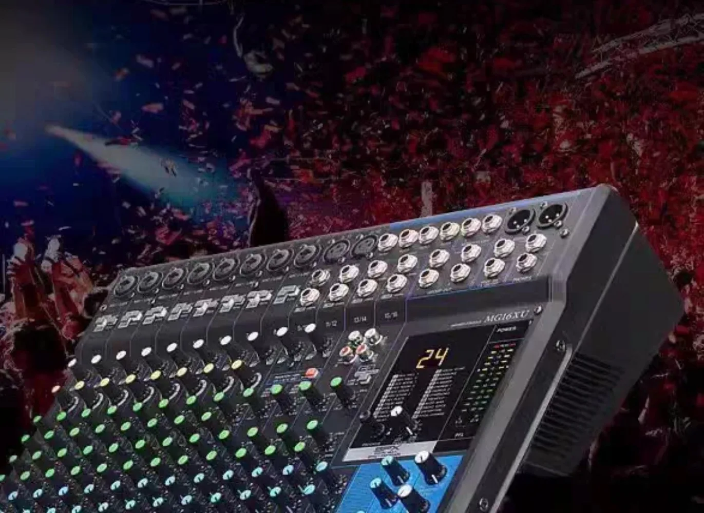 Mixer with Effects Stage Wedding Professional Audio