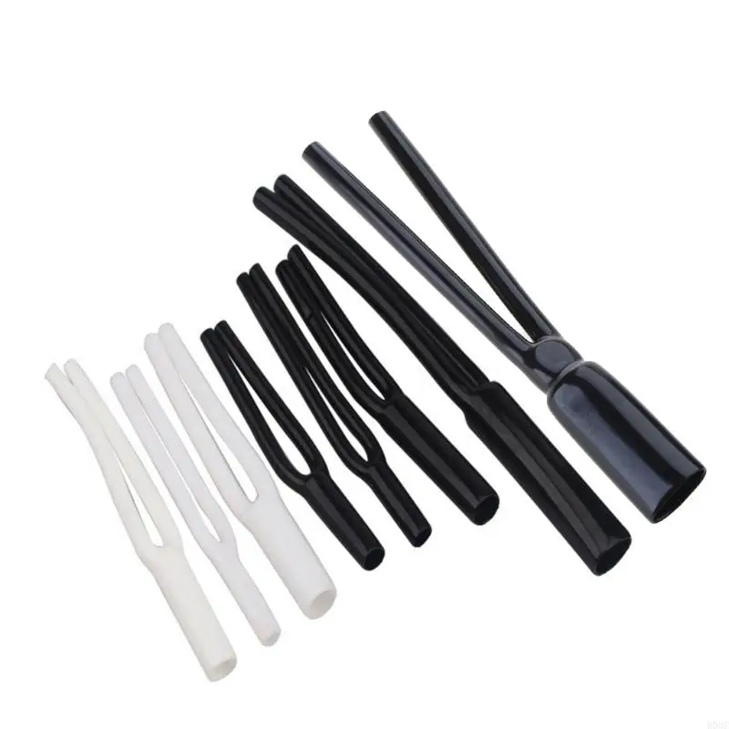 B03C 5Pcs No Shrinkable PVC Y Splitter Tube 5/6/7/9/13/15/18mm Audio Cable Pants Cover Durable PVC Sleeve