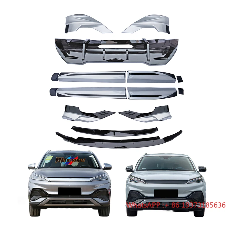 2024 Car Accessories Front Lip Diffuser Side Skirt Primer Bodykit for BYD Yuan Plus Atto 3 Upgrade MC Design Body Kit