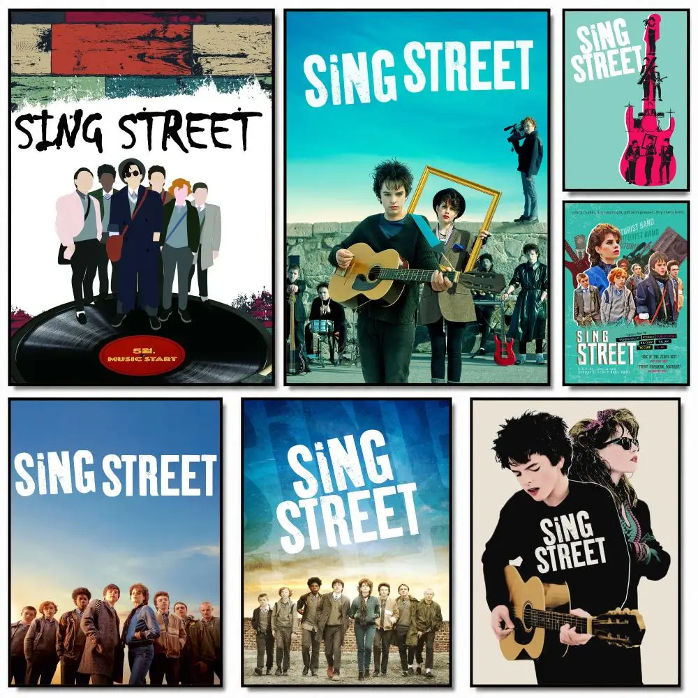 classic movie S-Sing Street-T Painting Calligraphy Artwork for Home Bedroom Office Wall Decoration Gift