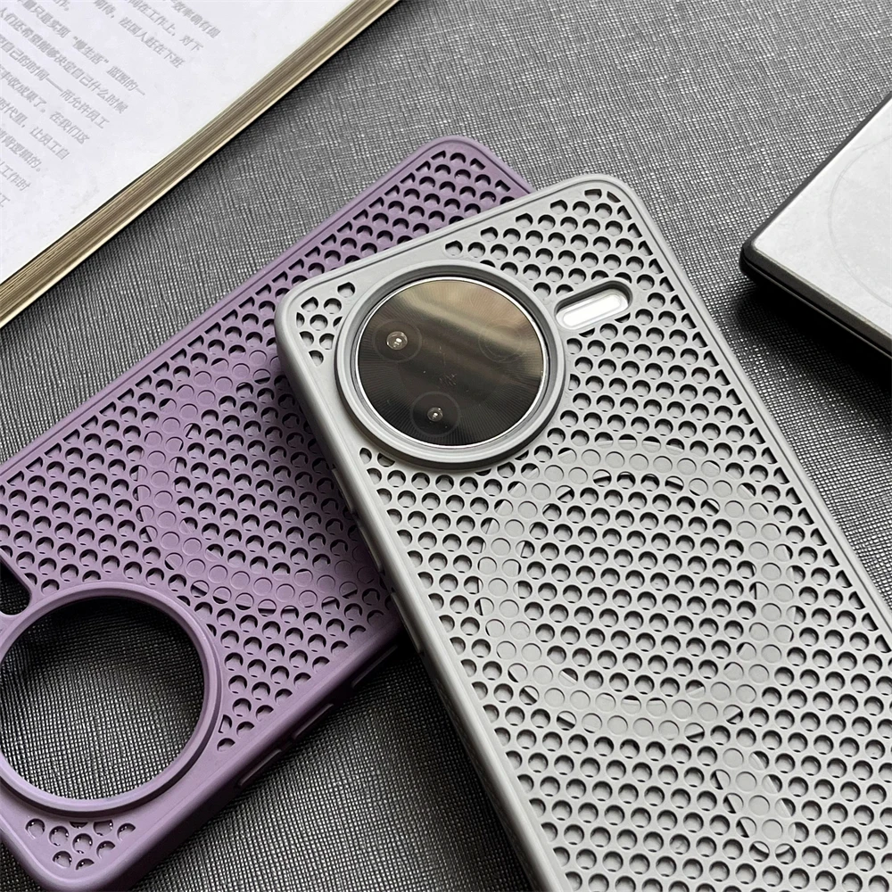 Xiaomi Redmi K80 K70 K60 Ultra Mi 15 14 13 Pro用 放熱冷却バンパーケース 磁気ワイヤレス充電対応バックカバー