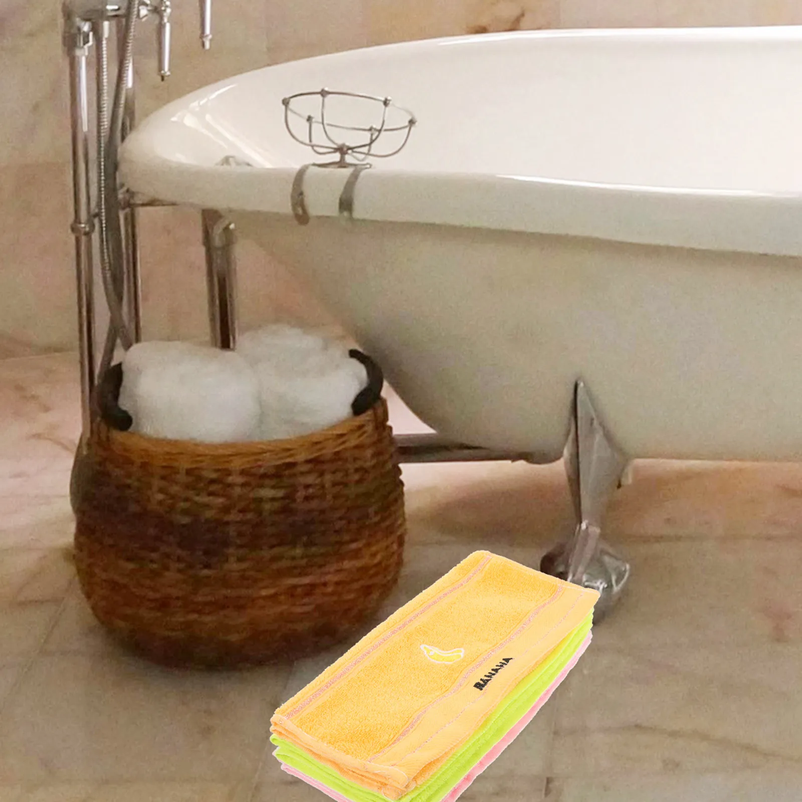 3Pcs Cartoon Hand Towels Embroideried Premium Cotton 50x25cm Absorbent Face Towels Quick Dry Washcloths for