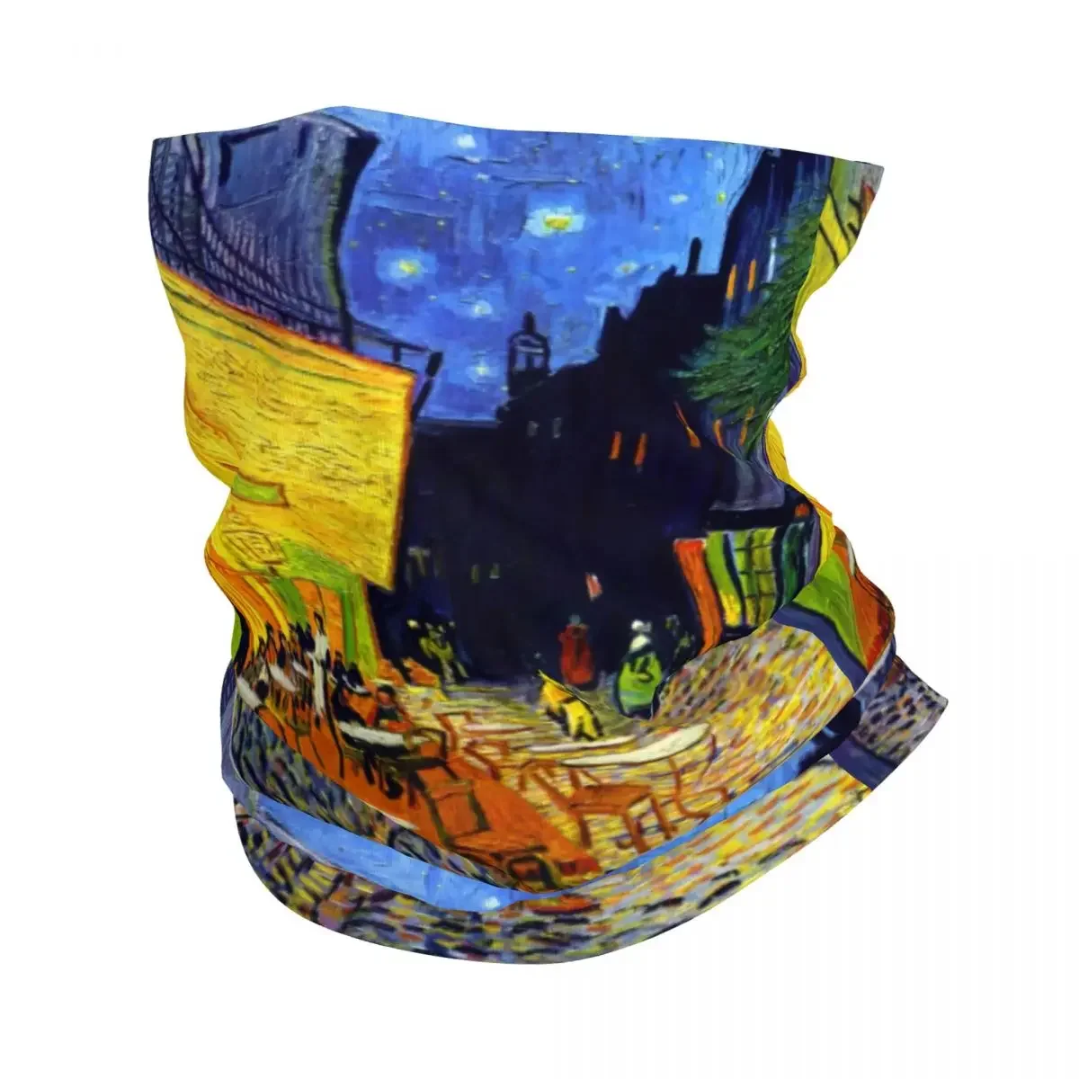 Cafe Terrace At Night Winter Headband Neck Warmer Women Hiking Cycling Tube Scarf Vincent Van Gogh Painting Face Bandana Gaiter