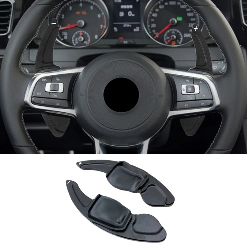 Car Auto Steering Wheel Paddle Shifter Extension Gears Paddles Cover Trims Quick Fixing 4-color fitting for Dropship