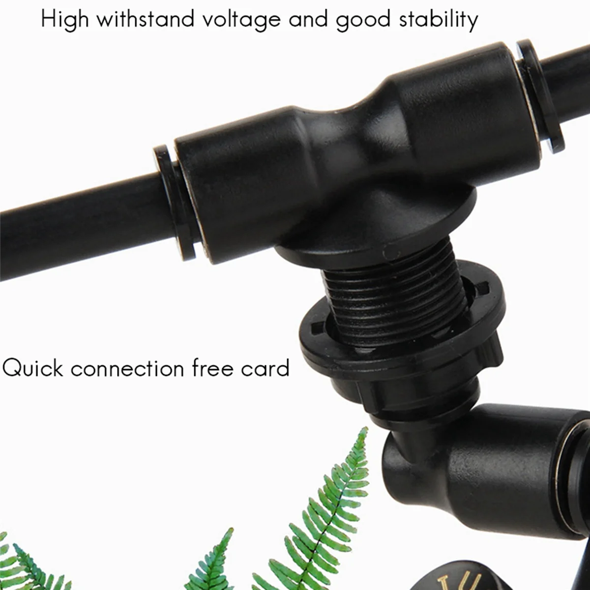 10X Fogger Mist Sprinkler Rainforest Tank 360 Adjustable Aquarium Aquatic Pet Cooling System,A