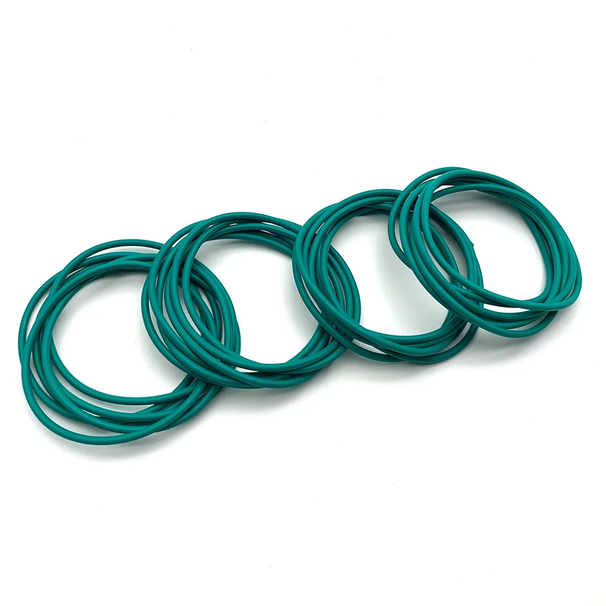 10PCS Green FKM Sealing O-ring Temperature Resistance -20 ℃~200 ℃ Automotive Engine/transmission Oil Circuit Sealing O-ring.