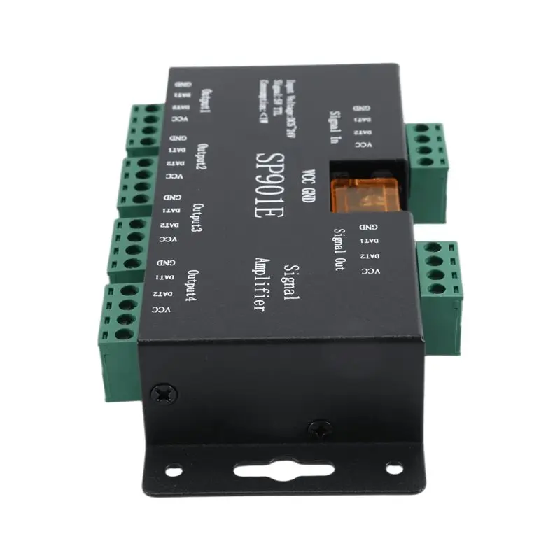 VOFUN-SP901E LED Pixel SPI Signal Amplifier Repeater Addressable LED Strip And Dream Color Programmable LED Matrix Panel