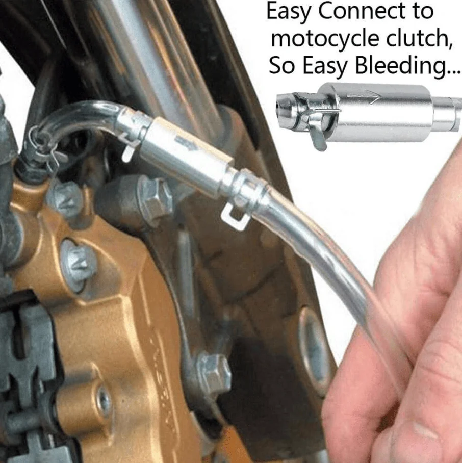 Car Motorcycle Clutch Brake Bleeder Hose One Way Valve Tube Bleeding Tool Set - view 8