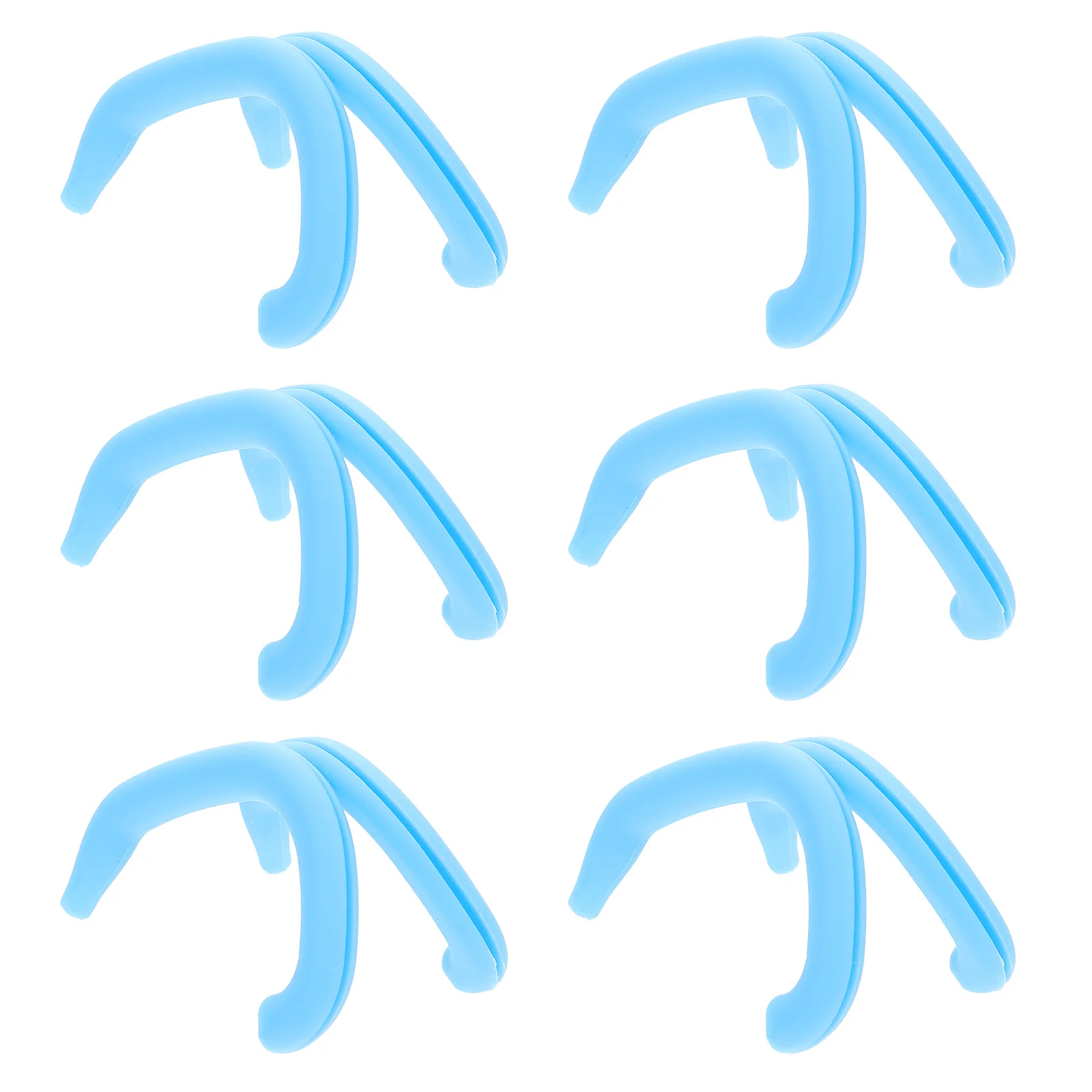 

6 Pairs Auricle Corrector Soft Silicone Ear Muffs for Newborn Baby External Correction Holder Tools Protruding Ear Solution