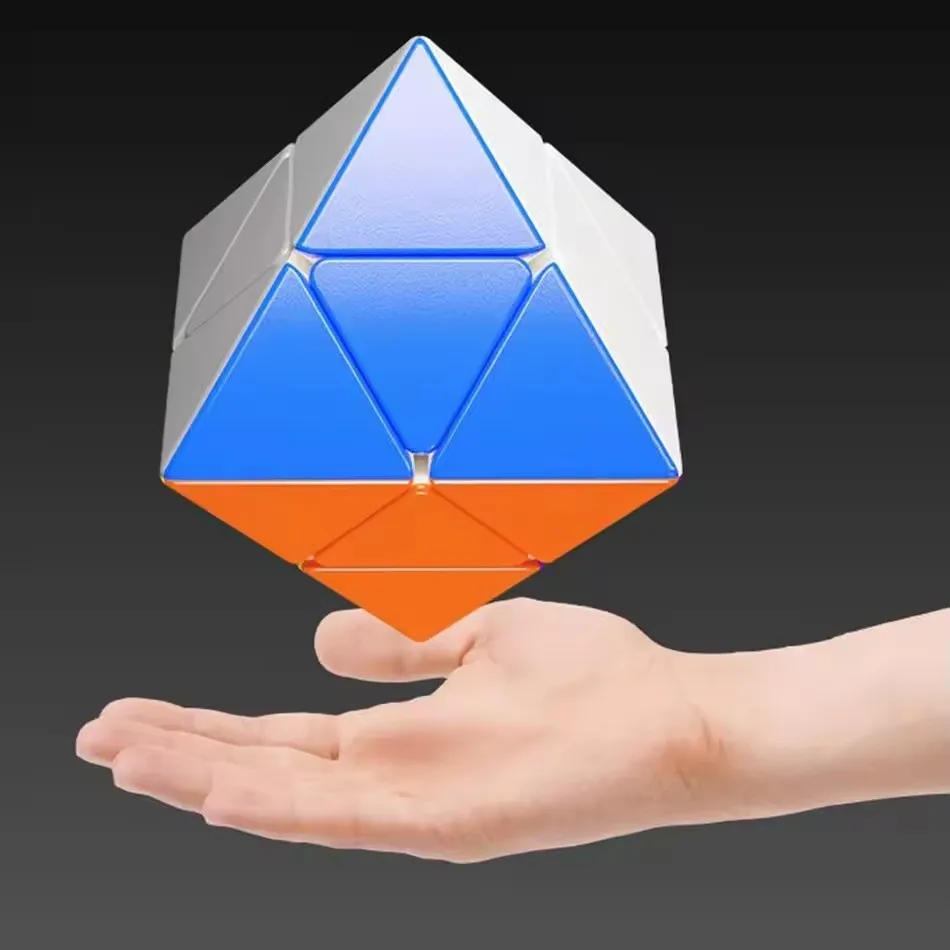 ShengShou FTO Rotating Octahedron Second-order Magic Cube Stickerless Educational Toy Toys For Children Cubo Magico Toys