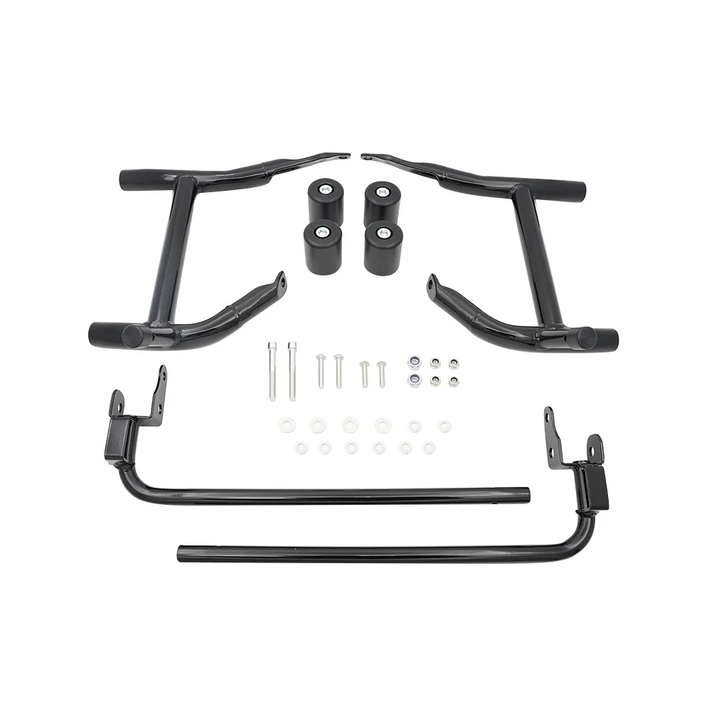 

Motorcycle Accessories Rear Saddlebag Guard Rails Bag Guards Steel Fit For Harley Touring Road Glide Street Glide CVO 2024-2025