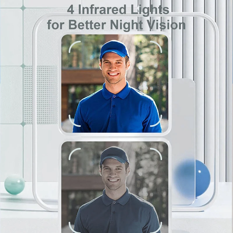 Wireless Doorbell With With Intercom Function Wireless Smart Doorbell Doorbell For Home Security