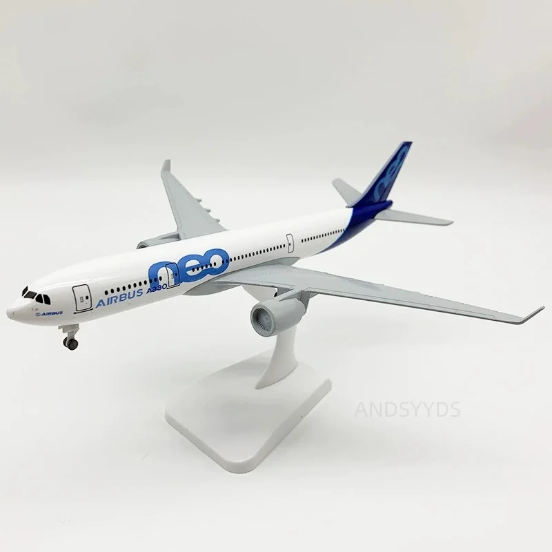 A330 Prototype Air-bus 330 NEO 20CM Scale Airplanes Diecast Alloy Airlines Plastic Model Adults Fun Souvenir Hobby Displays Gift
