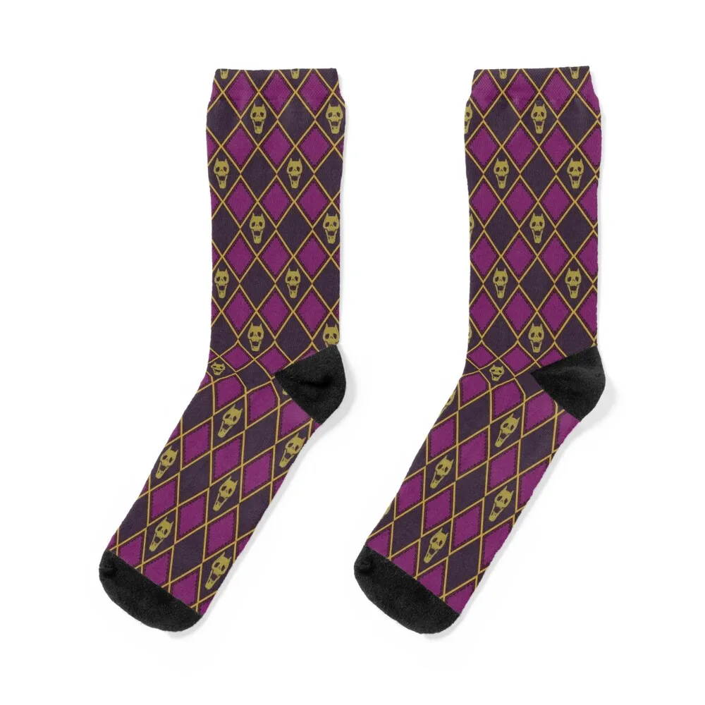 

Kira's Pattern - Classic Purple Socks compression heated winter Antiskid soccer Socks Female Men's