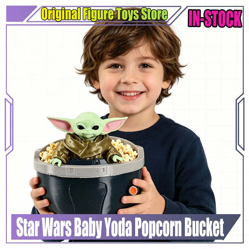 スターウォーズ-ポップコーンバケット-マンダロリアン-グロッグ-ベビーヨーダ-3dプリント-スナックボウル-可愛いアニメフィギュア-タブ-映画お土産-子供向けギフト