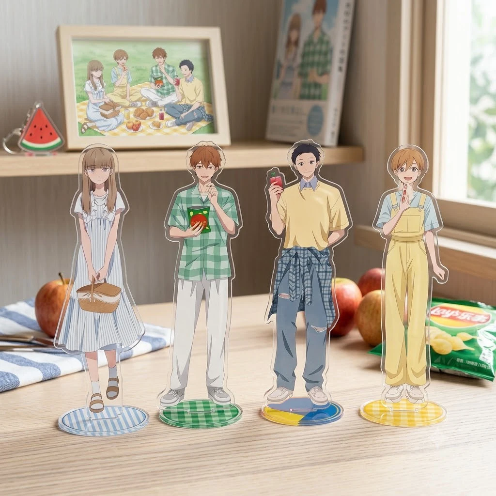 Anime The Ramparts of Ice Acrylic Stand Figure Desktop Decoration Collectible Ornament Cartoon Character Model Gift Keychain