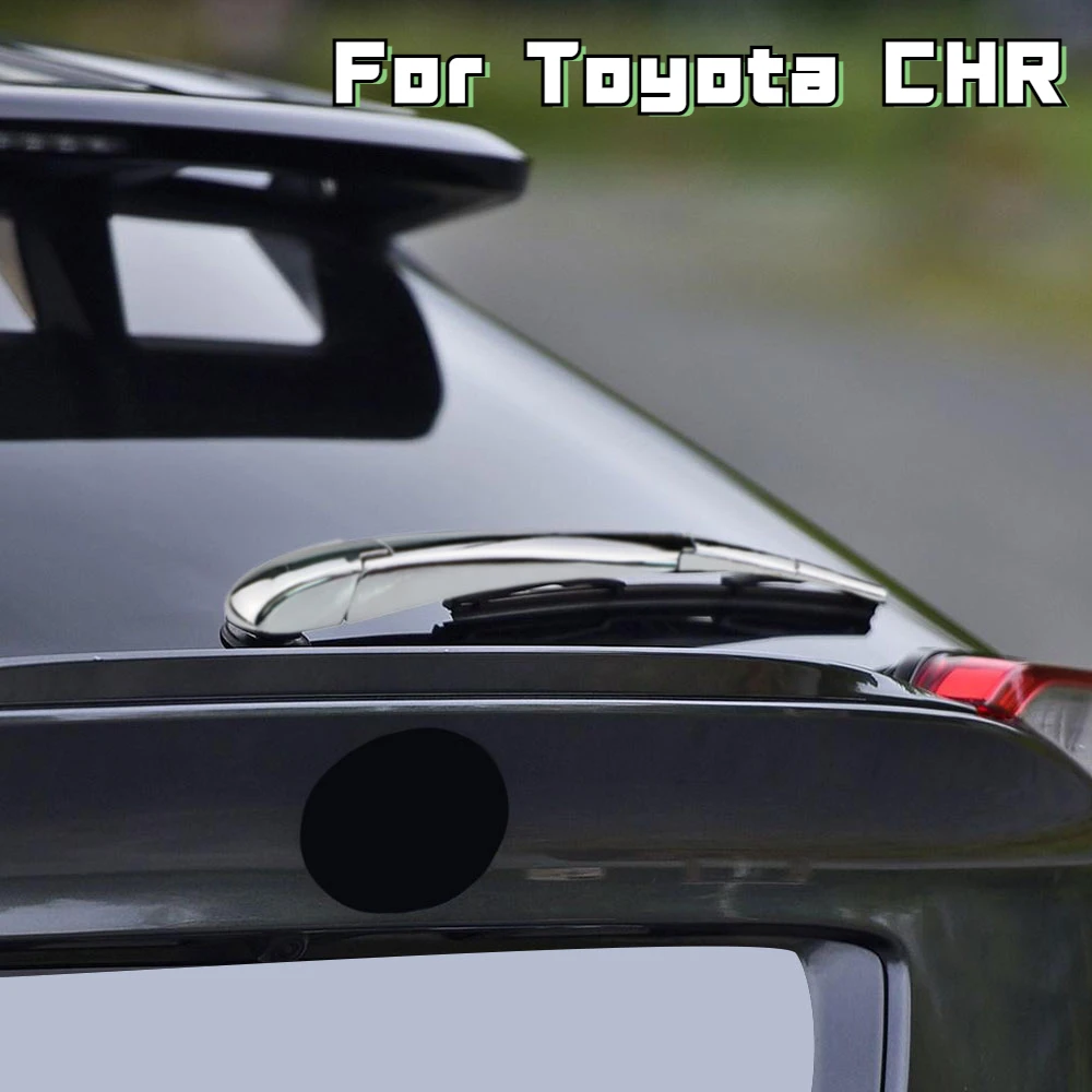 ABS Chrome Car Rear Window Wiper Cover Windshield Wiper Sticker Decoration Covers Trim for Toyota CHR 2016 - 2020 Accessories