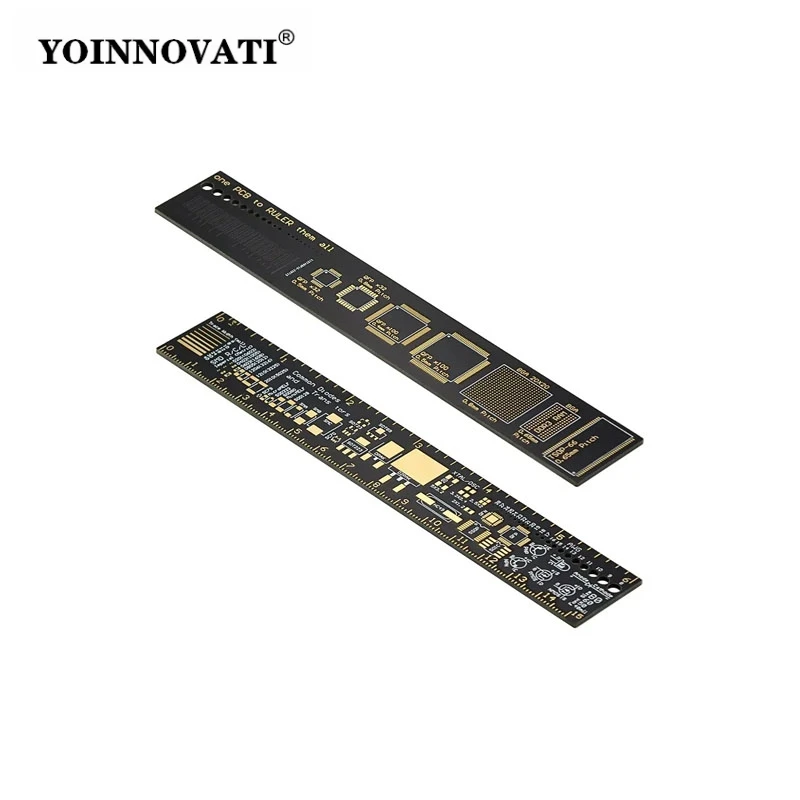 PCB Ruler 5 Type 15CM 20CM 25CM 30CM Multi-functional Measuring Tool Resistor Capacitor IC Chip SMD Diode Transistor DIY Kit