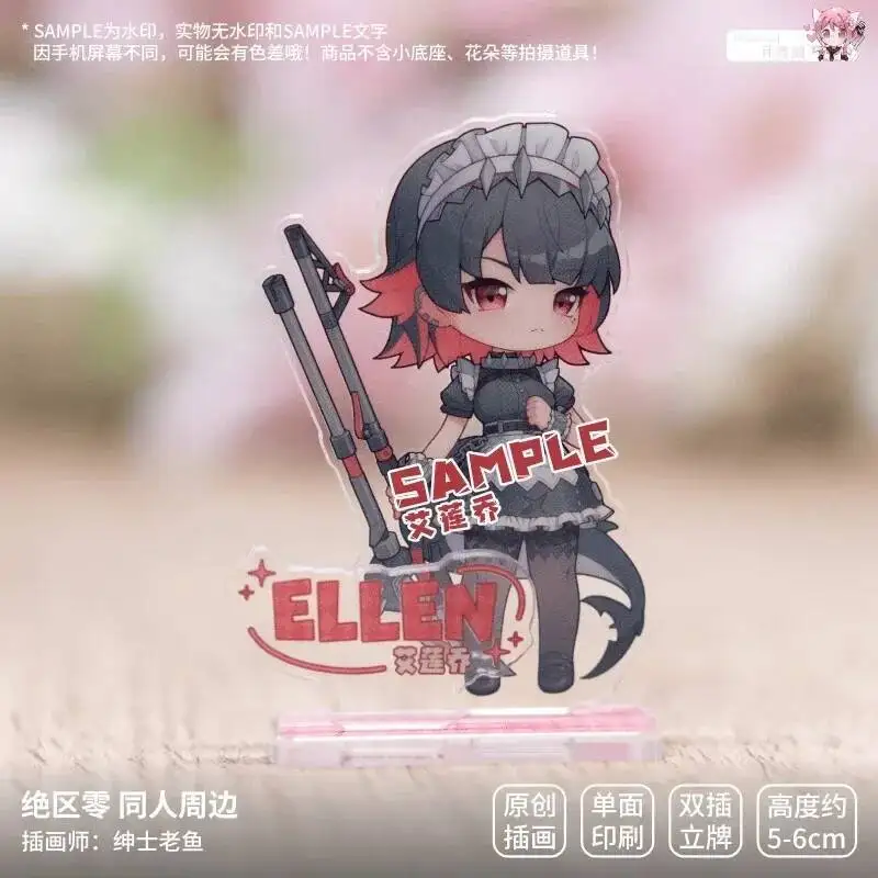

2025 NEW Game Anime Cosplay Badge Brooch Pins Zenless Zone Zero Corin Wickes Qingyi Ellen Joe Theme Acrylic Stand Model