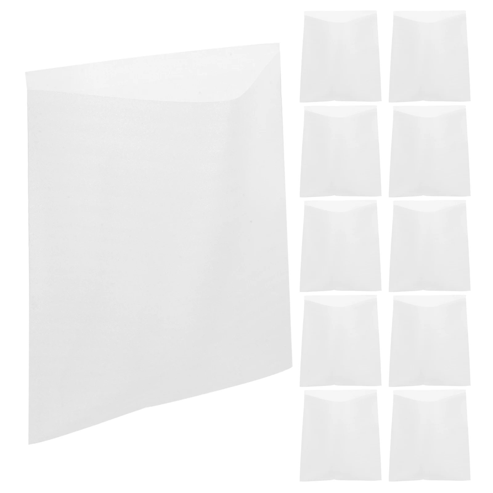 100 Pcs Mat Shockproof Foam Bag Cushioning Packing for Dishes and Glassware