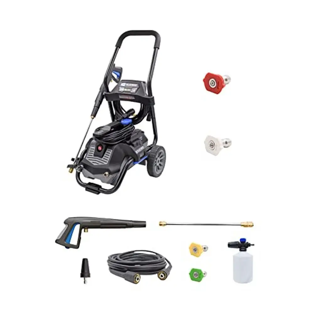 

MAXX2300 Electric Pressure Washer Bundle with Red & White Nozzles 2300 PSI 1.5 GPM Nozzle Cleaner Ideal Tough & Large Area