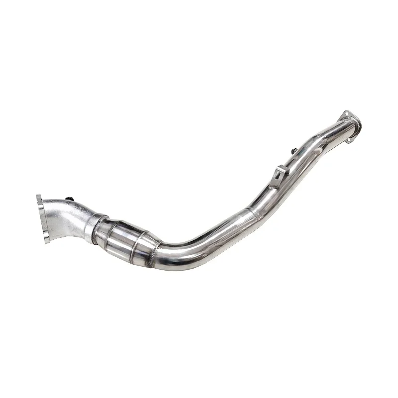 أنبوب سفلي مع محول حفاز لـ SUBA*RU IMPREZ@ WRX STI 2008-14 EJ20 EJ25 3 "أنبوب سفلي توربو HIGHFLOW CAT